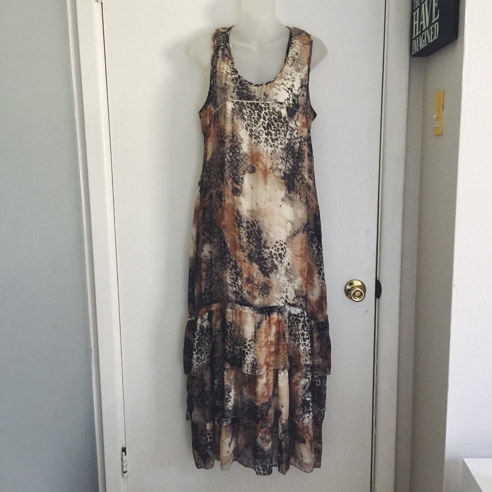 💋NWOT💋 R&J Couture Printed Maxi Dress